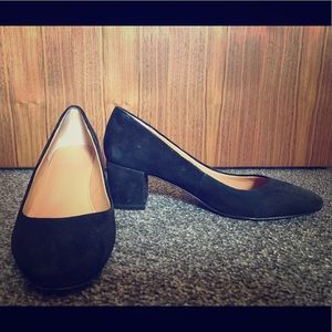 JCREW Bryn Suede Block Heels